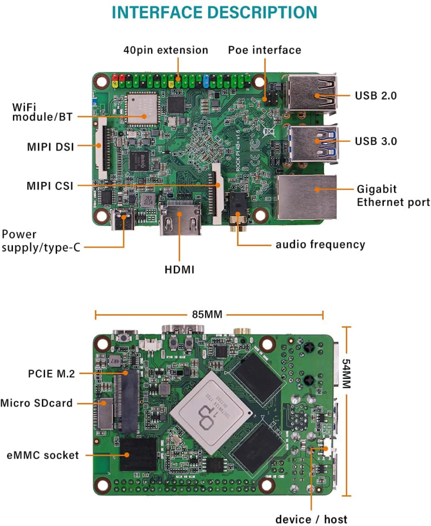 Single Board Computer Rock Pi 4